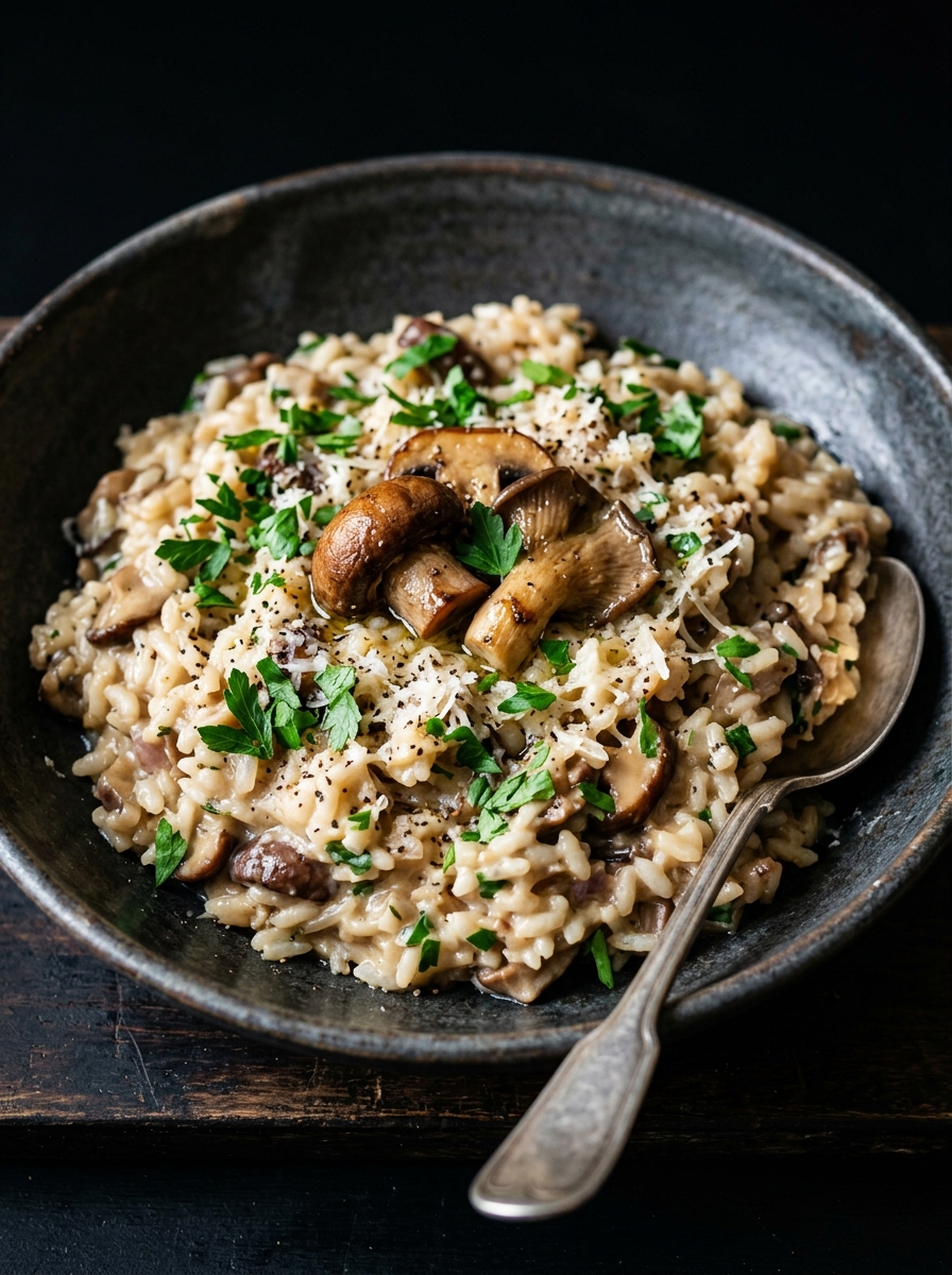Risotto aux champignons