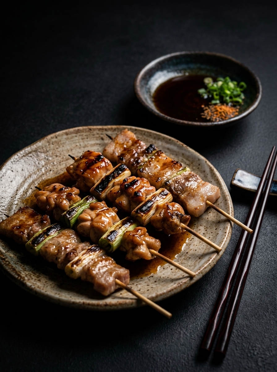 Yakitori du chef 焼き鳥盛合せ
